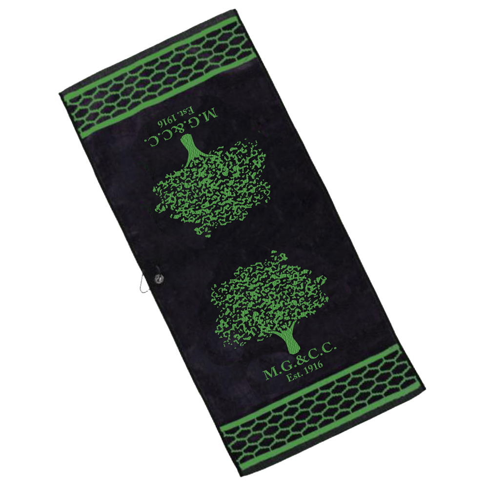 16" X 36" Jacquard Woven Golf Towels 4-Pack
