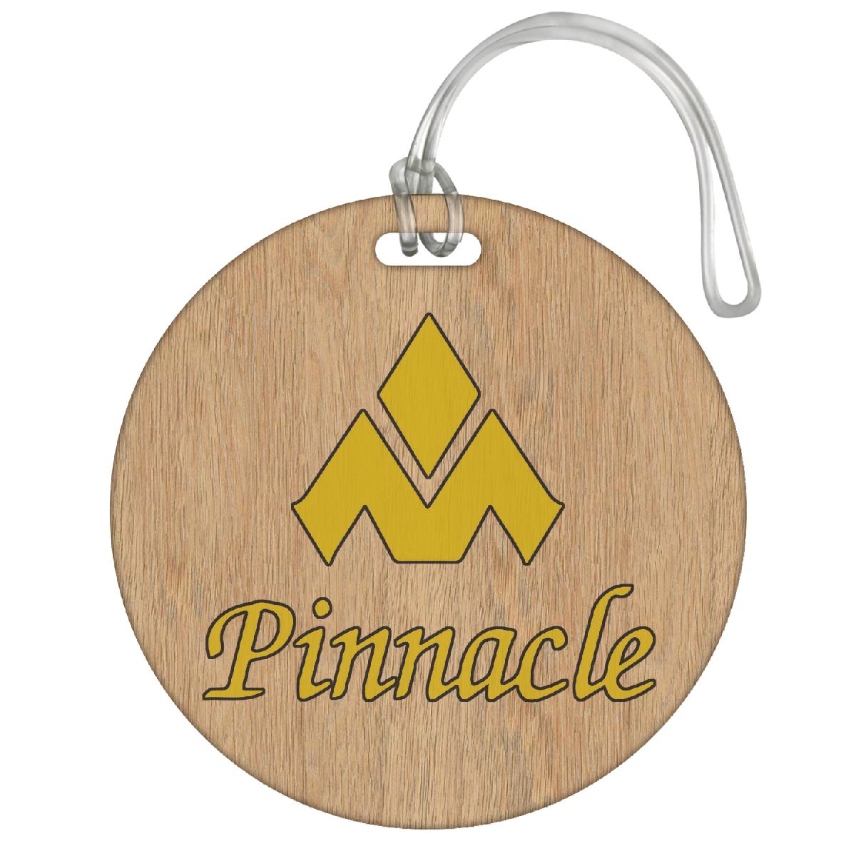 Wooden Bag Tag - 3" Round - 2 Sided Printing