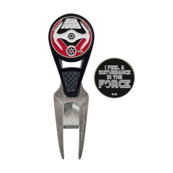 LICENSED - CVX BALL MARK REPAIR TOOL AND 2 BALL BALL MARKERS