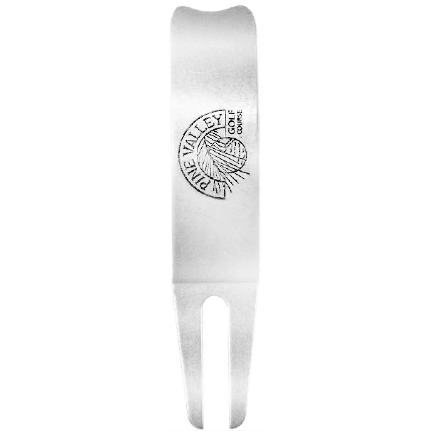 Metal Divot Tool With Wave And Club Rest - Die Struck Logo