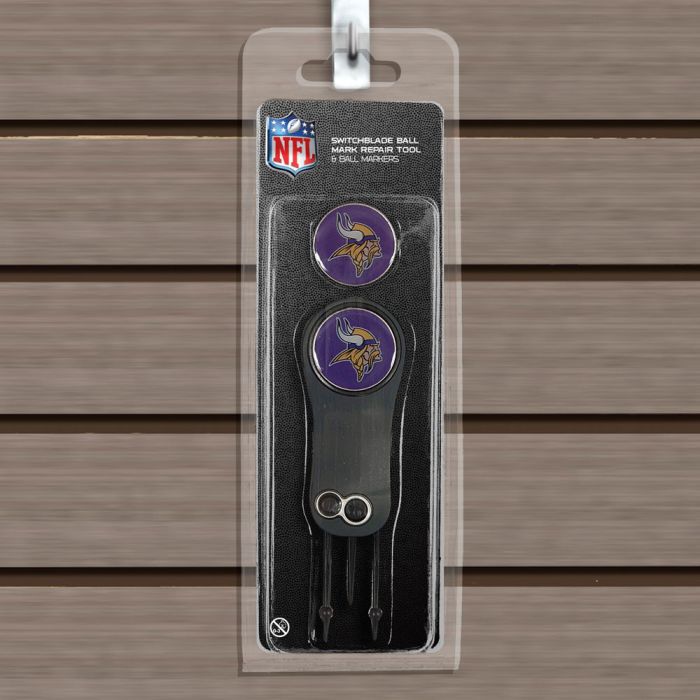 NFL - SWITCHBLADE REPAIR TOOL AND 2 BALL BALL MARKERS