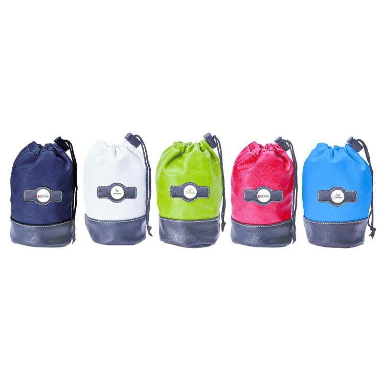 Two-Tone Drawstring Pouch (RD, WH, BL & GR)
