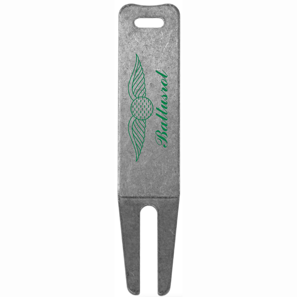 Metal Divot Tool With Club Rest - Printed Logo