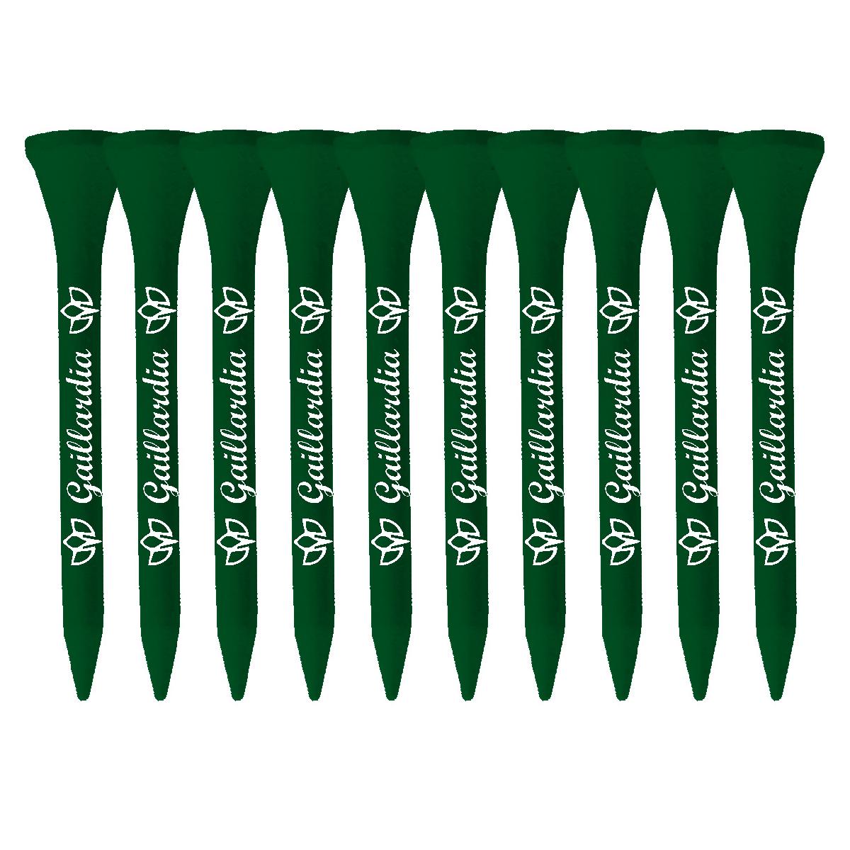 Packaged Wood Golf Tees - 2.75" 1 Color Logo Imprint Shank Only 